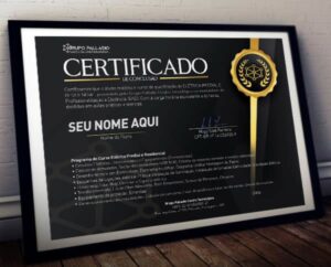 Certificado de conclusão eletricista